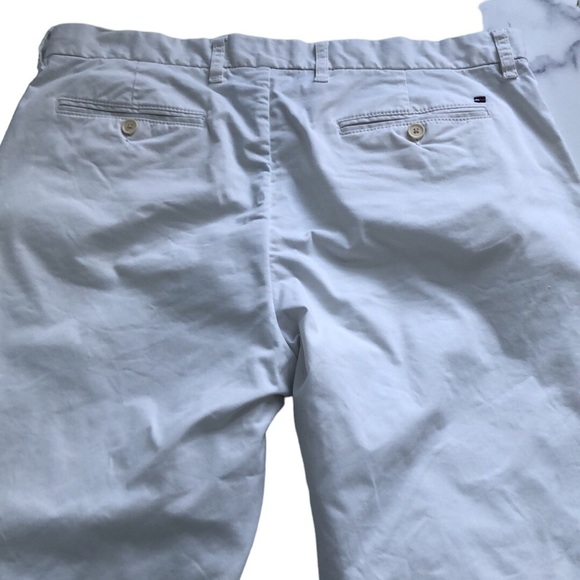 Tommy Hilfiger Custom Fit White Cotton Twill Pants Size 36 - Picture 8 of 12